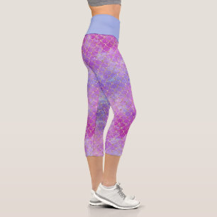 A Mermaid Galaxy Series Design 8  Capri Leggings