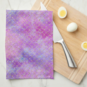A Mermaid Galaxy Series Design 8 Kitchen Towel