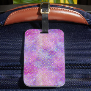 A Mermaid Galaxy Series Design 8 Luggage Tag