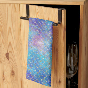 A Mermaid Galaxy Series Design 9 Kitchen Towel