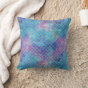 A Mermaid Galaxy Series Design 9  Throw Pillow