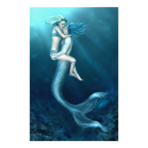 A Merman's Kiss Photo Print
