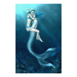 A Merman's Kiss Photo Print