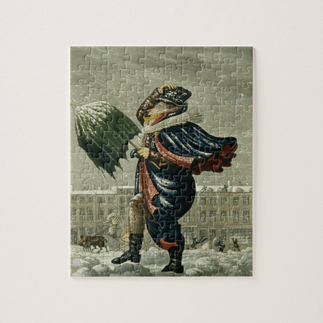 A Merry Christmas and a Happy New Year in London, Jigsaw Puzzle (Vertical)