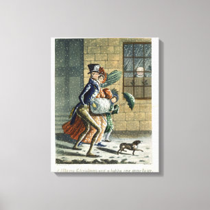 A Merry Christmas and Happy New Year to Ye, Victor Canvas Print
