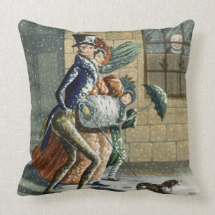 A Merry Christmas and Happy New Year to Ye, Victor Throw Pillow