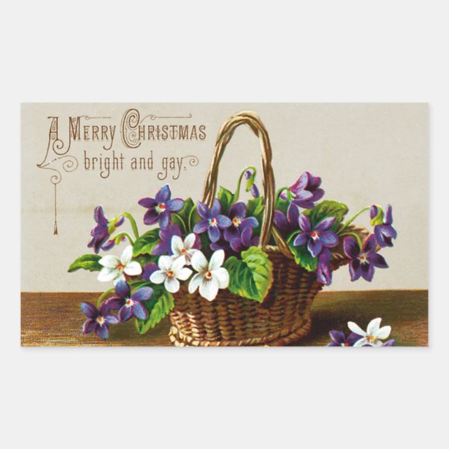 A Merry Christmas Bright and Gay Sticker (Front)