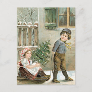 A Merry Christmas to You! Holiday Postcard