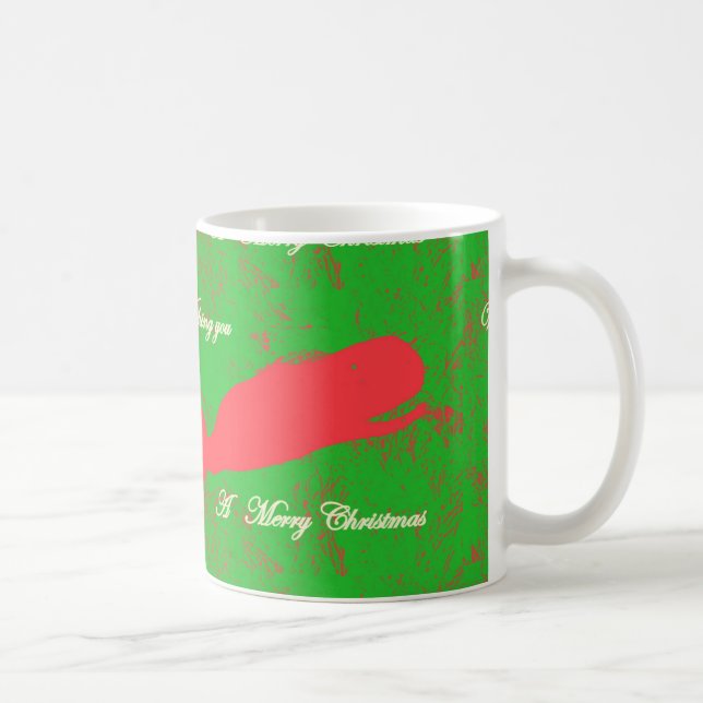 A merry christmas whale coffee mug (Right)