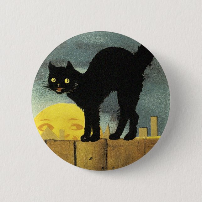 A Merry Halloween 2 Inch Round Button (Front)