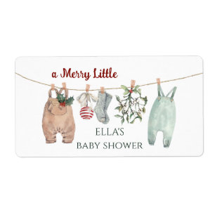 A Merry Little Baby Shower Christmas Clothes