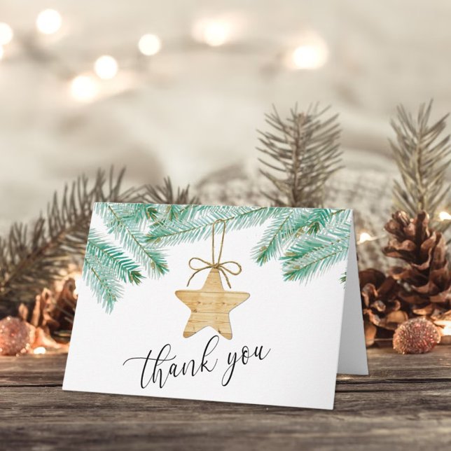 A Merry Little Baby Shower Thank You Card (Creator Uploaded)