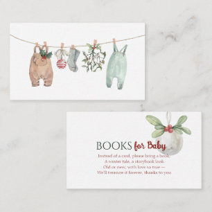 A Merry Little Christmas Clothes Books for Baby Enclosure Card
