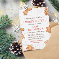  A Merry Little Christmas Cookie Baby Shower