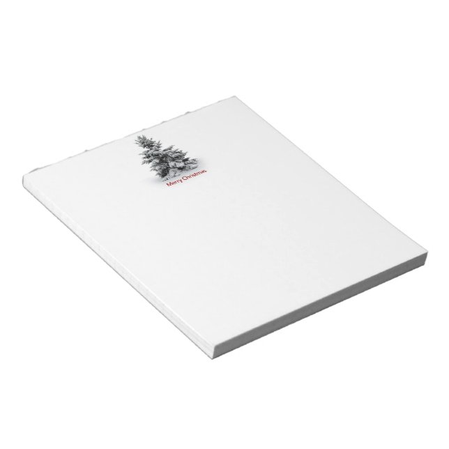 A Merry Little Christmas Notepad (Angled)
