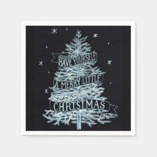 A Merry Little Christmas Paper Napkins, 2 pack Napkin