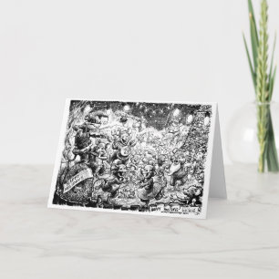 A Merry Mouse Christmas Holiday Card