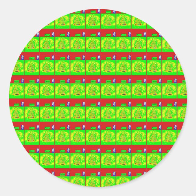 A Merry Sticker (Front)