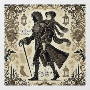 A Merry Walk Home Window Cling