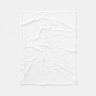 A Mess Depression Anxiety Stress Fleece Blanket