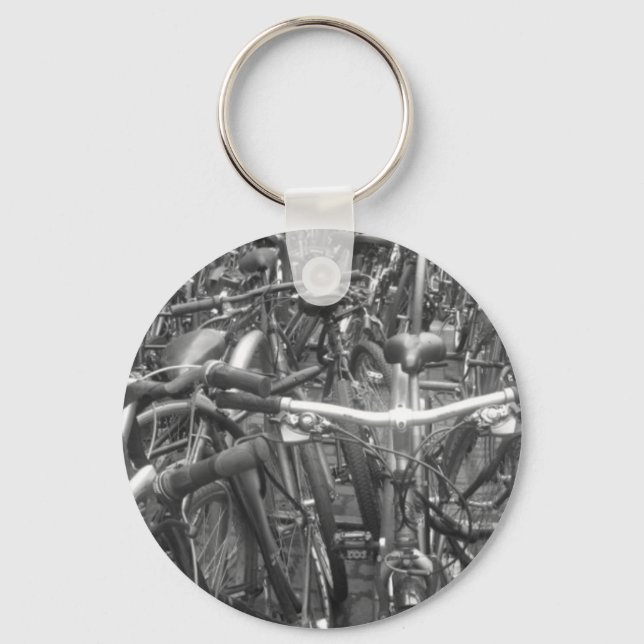A mess of bikes keychain (Front)