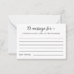 A Message For Bride and Groom Wedding Advice<br><div class="desc">These charming message cards will be a perfect alternative to a traditional wedding guest book. Read them later,  such as on an anniversary.</div>