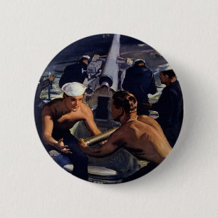 A Message from America 2 Inch Round Button