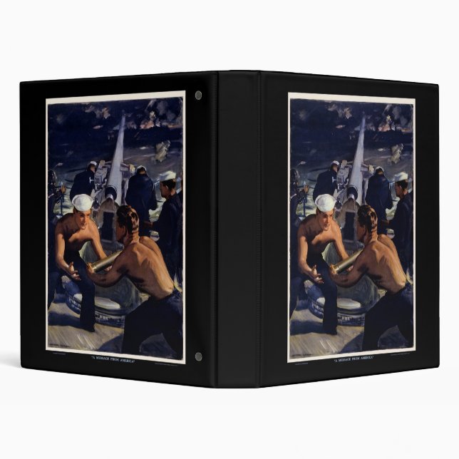 A message From America Binder (Background)