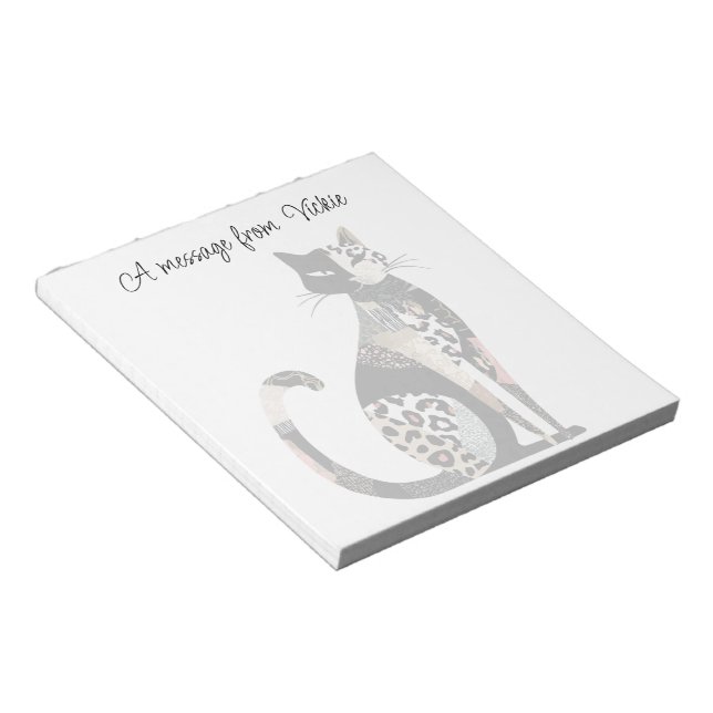 A message from (name) notepad (Angled)