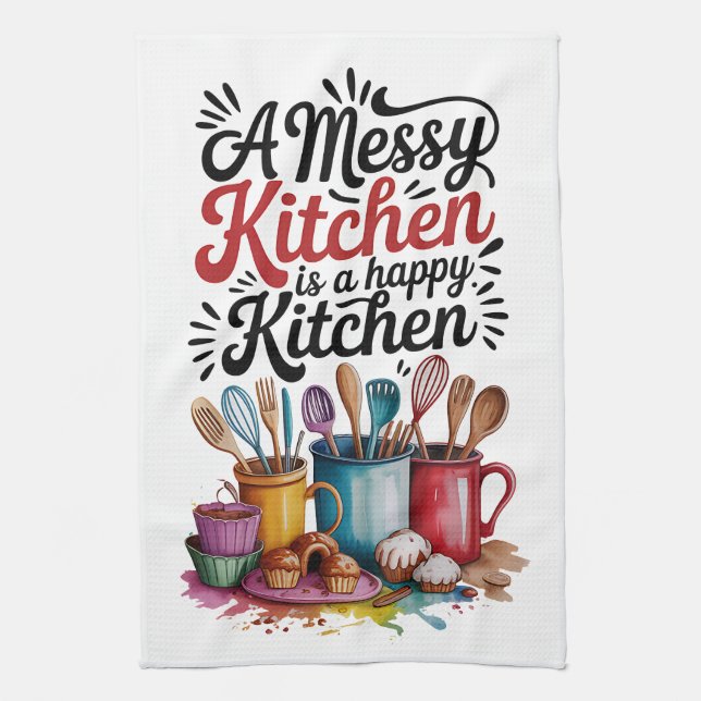 A Messy Kitchen Towel (Vertical)
