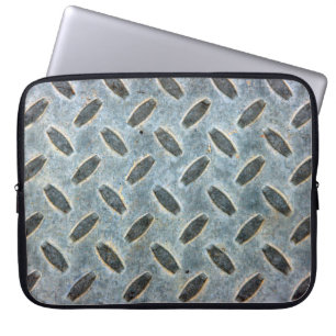 A metal weave texture backgroundabstract, aged, al laptop sleeve