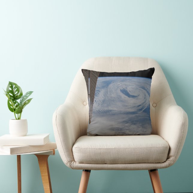 A Mid-Atlantic Low Pressure System. Throw Pillow (Chair)