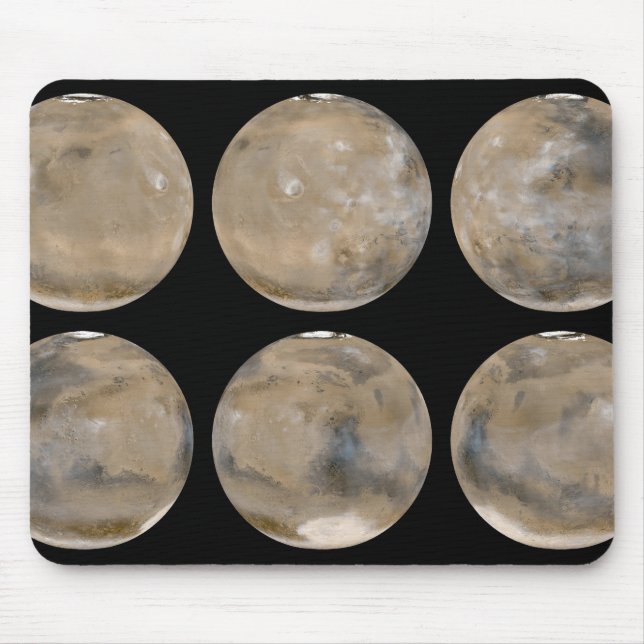 A Mid-Northern Summer/Southern Winter on Mars Mouse Pad (Front)