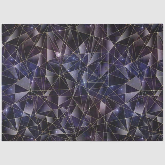 A Midnight Crystal Series Design 14 Tissue Paper (Front)