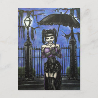 A Midnight Stroll Postcard