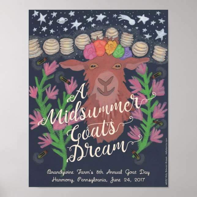 A Midsummer Goat's Dream poster (11" x 14") (Front)