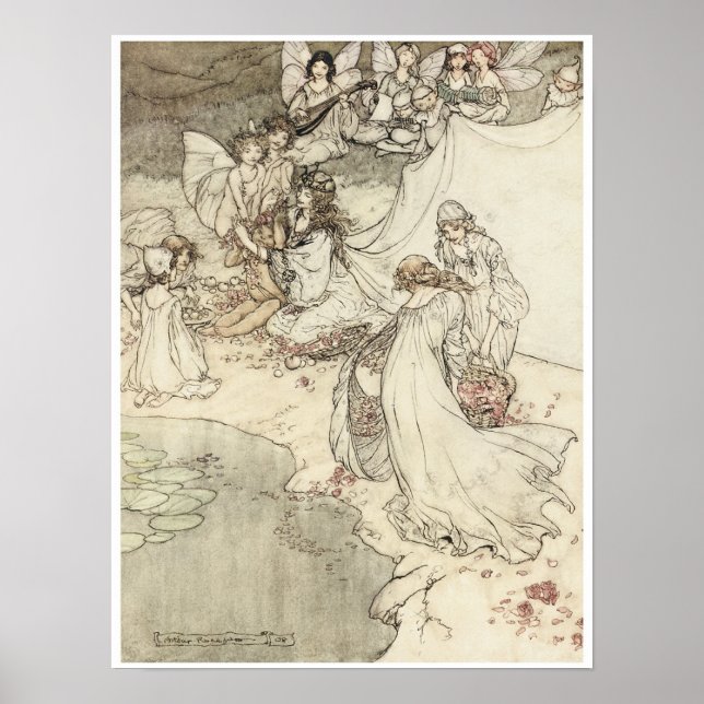 A Midsummer Night's Dream, 1908 Poster (Front)