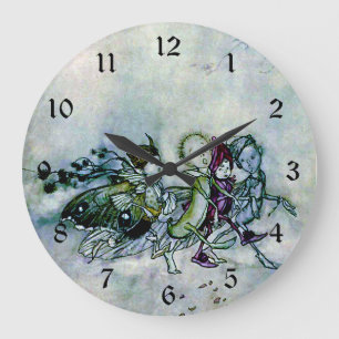 A Midsummer Night's Dream Fairies Large Clock