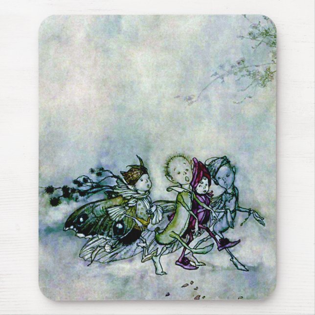 A Midsummer Night's Dream Fairies Mouse Pad (Front)