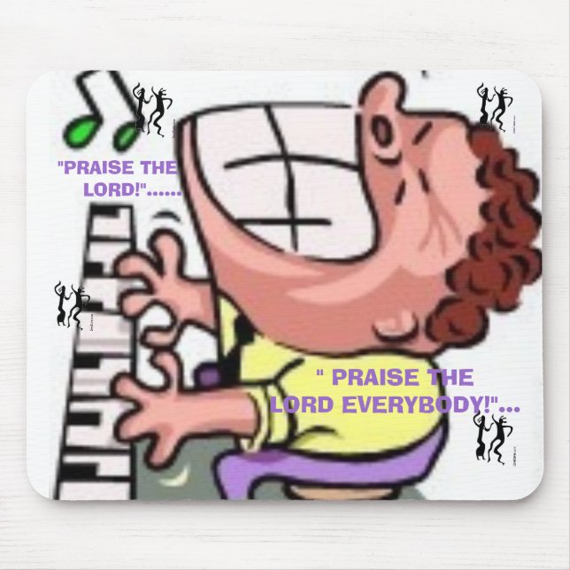 A MIGHTY PRAISE! MOUSEPAD (Front)