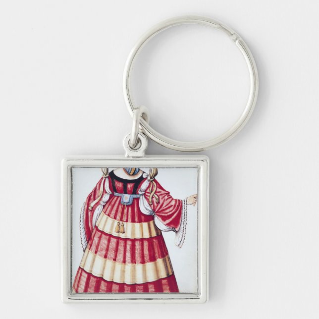 A Milanese Lady Keychain (Front)