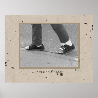 ... a mile in my shoes poster