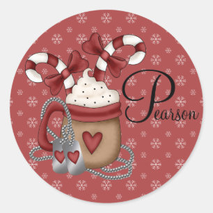 A Military Christmas Classic Round Sticker