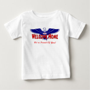A Military Welcome Home Baby T-Shirt
