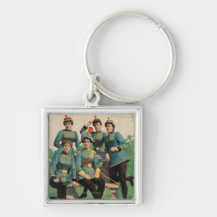 "A Milk White Flag" Woman's Marching Band Keychain