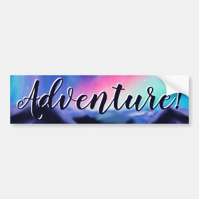 A Million Aurora Dreams Bumper Sticker (Front)