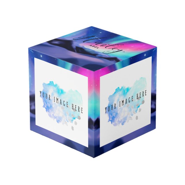 A Million Aurora Dreams Cube (Front Angled)