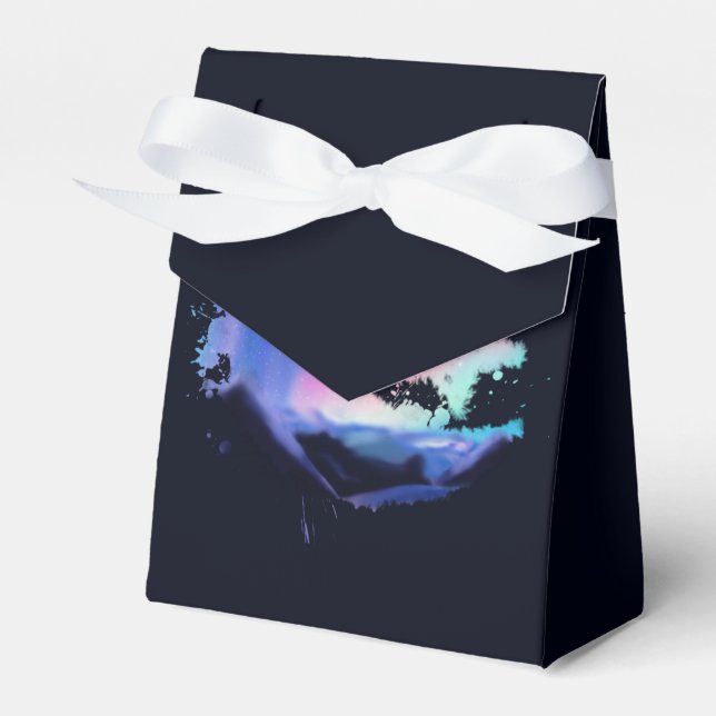 A Million Aurora Dreams Favor Box (Front Side)