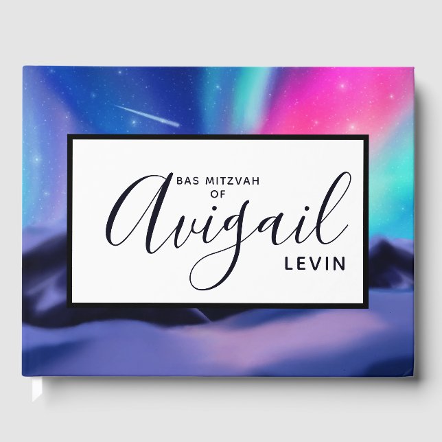 A Million Aurora Dreams Guest Book (Front)