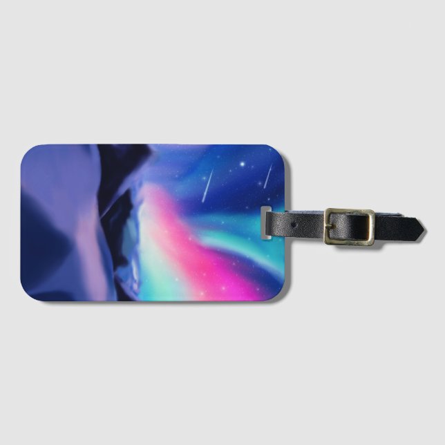 A Million Aurora Dreams Luggage Tag (Front Horizontal)